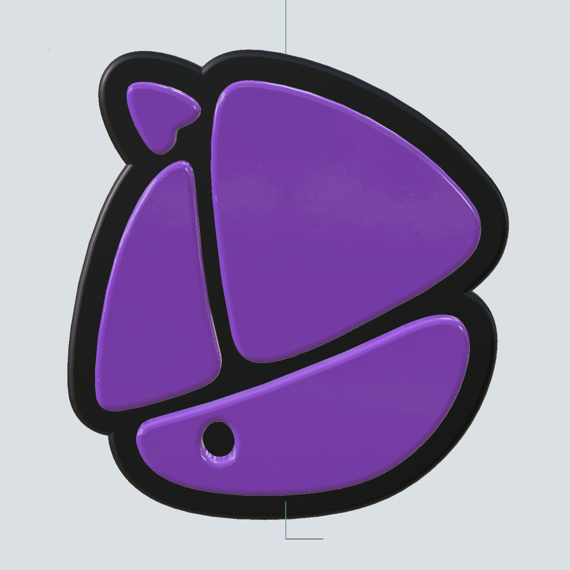 Animated purple version of the Sail sailboat logo