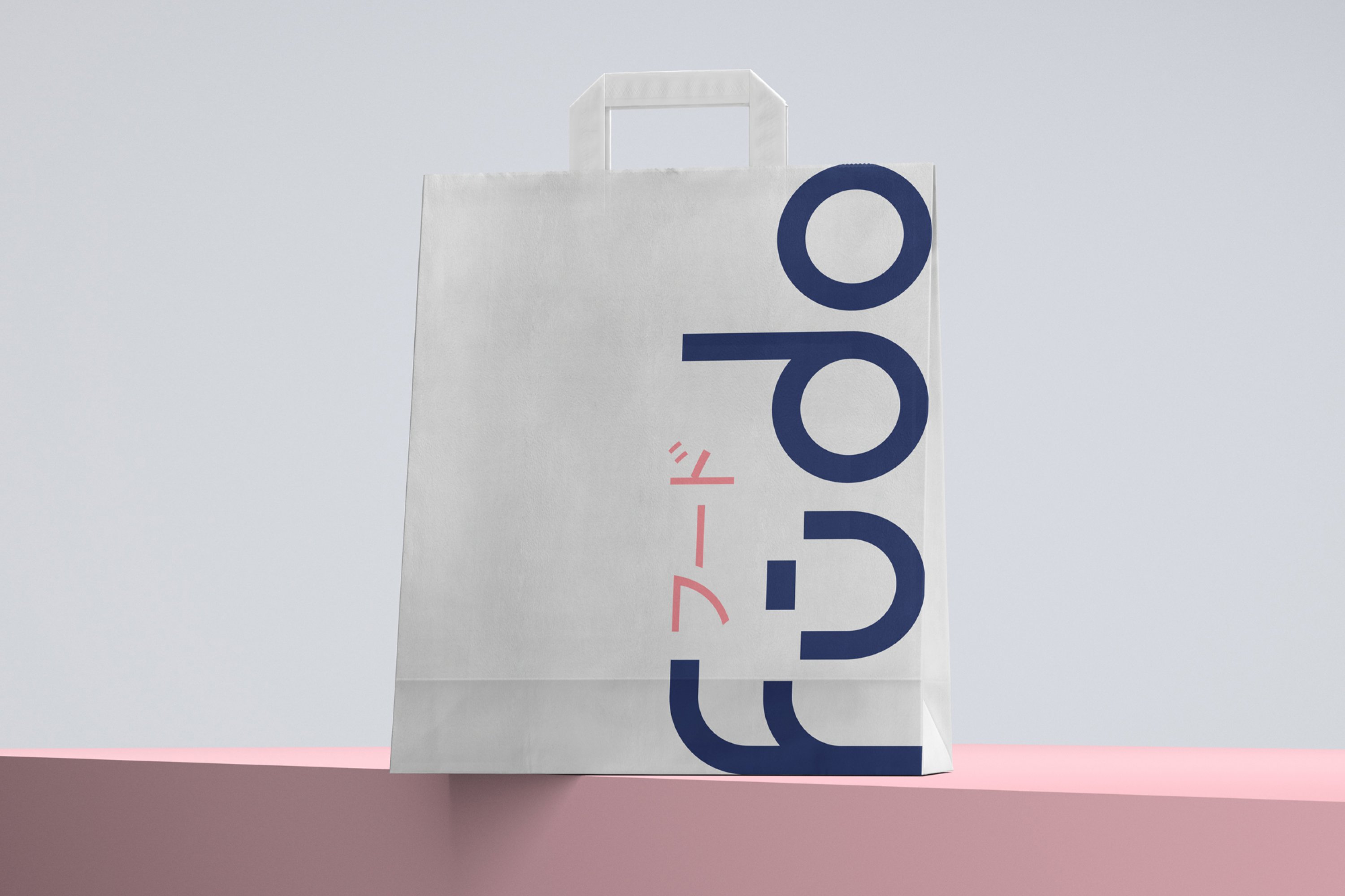 Fūdo Sushi brand detail — final identity application