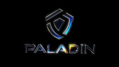 metal logo rendering – paladin