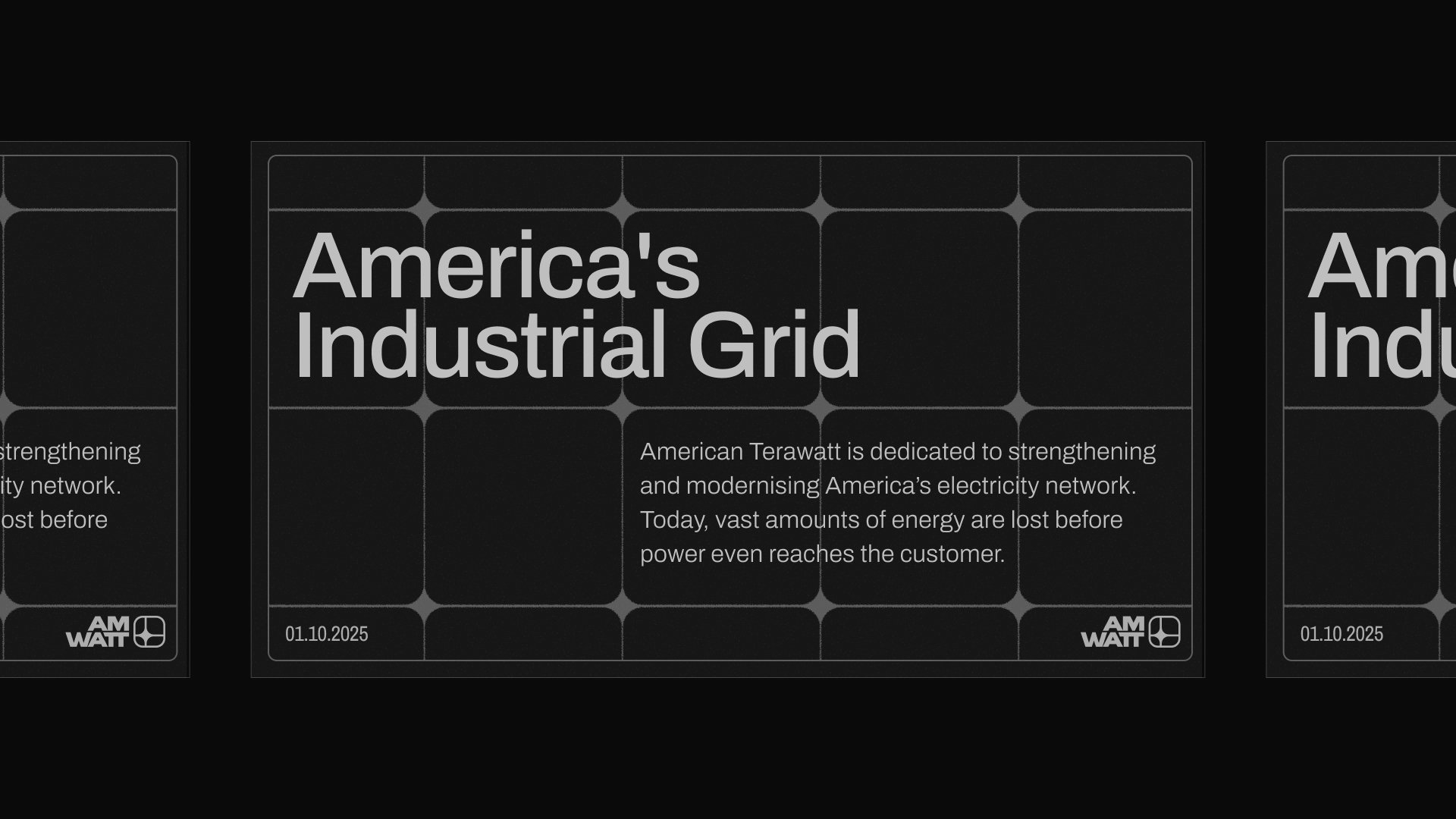 American Terawatt website Faster power for frontier AI page